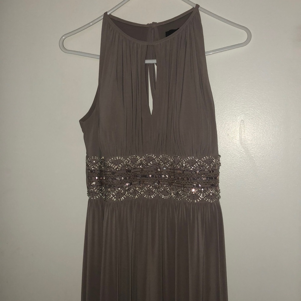 PROM DRESS R&M Richards Size 8 Mauvish/purple Gown